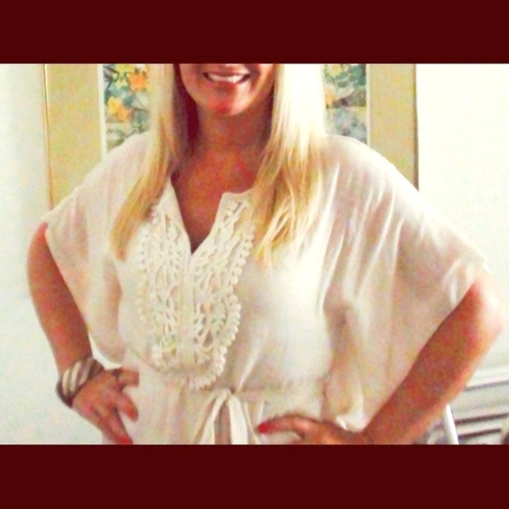 Boho chic top/vintage look